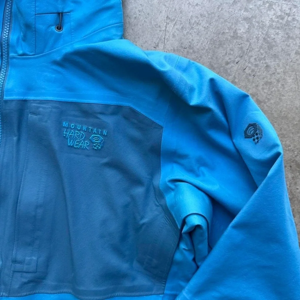 Mountain Hardwear Straight Chuter Waterproof Shell Dry.Q Zip Up Ski Jacket